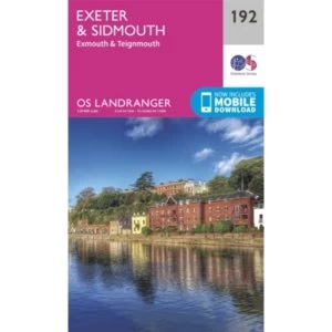 Exeter & Sidmouth, Exmouth & Teignmouth by Ordnance Survey (Sheet map, folded, 2016)