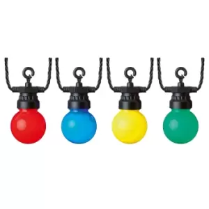 Premier Bulb Battery-Powered Multicolour 10 LED Indoor & Outdoor String Lights