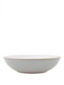 Denby Elements Serving Bowl ; Light Grey