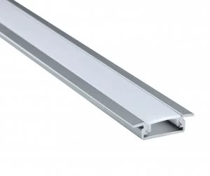 Wickes Linea Recessed Aluminium Profile 1m