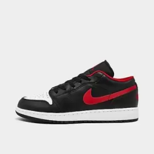 Jordan Air Jordan 1 Low (Gs), Black/Fire Red-White, size: 3+, Unisex, Shoes grade school, 553560-063