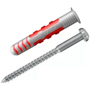 Fischer Duoseal Plugs 8mm x 48mm c/w stainless steel screws (25 Pk)