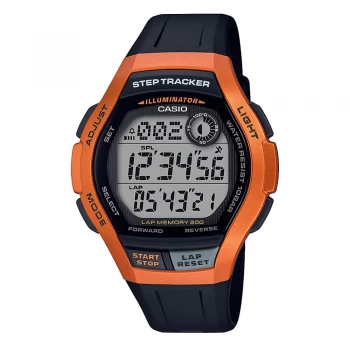 Casio LCD Digital Watch with Step Tracker Counter 10 Bar Sports Watch WS-2000H-4AVEF