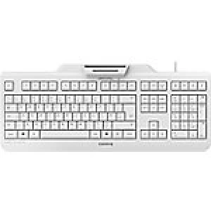 CHERRY Wired Keyboard KC 1000 SC Pale Grey