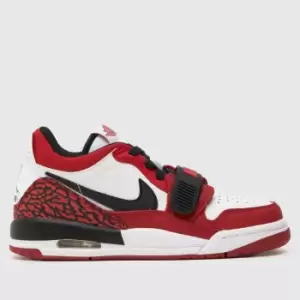 Jordan Air Jordan Legacy 312 Low (Gs), White/Black-Gym Red, size: 5, Unisex, Shoes grade school, CD9054-116