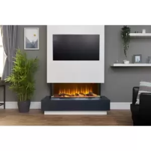 Adam - Sahara Electric Inset Wall Fire with Remote Control, 42 Inch