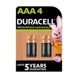 Duracell HR03/DX2400 Stay Charged AAA Rechargeable Batteries - Pa...