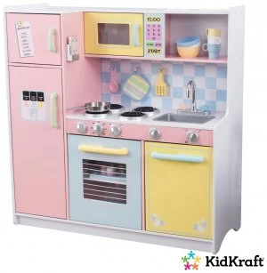KidKraft Large Pastel Wooden Play Kitchen