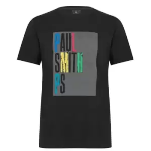 Paul Smith Box Script T-Shirt - Black