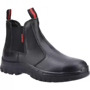 Centek Mens FS316 S1 Leather Safety Boots (11 UK) (Black)