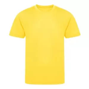 Awdis Childrens/Kids Cool Recycled T-Shirt (5-6 Years) (Sun Yellow)