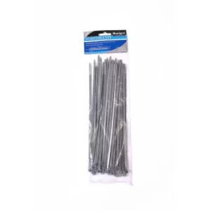 50 Piece 4.8MM X 250MM Silver Cable Ties