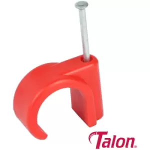 Nail In Pipe Clips Red - 22mm (20 Pack) - Talon