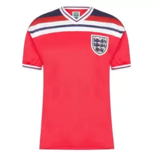Score Draw England 82 Away Shirt Adults - Red