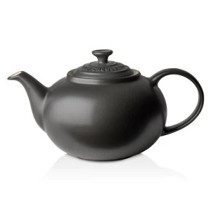 Le Creuset Stoneware Classic Teapot 1.3L Satin Black