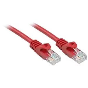 LINDY 48183 RJ45 Network cable, patch cable CAT 6 U/UTP 2m Red