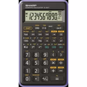 Sharp EL501 Scientific Calculator Black/Purple