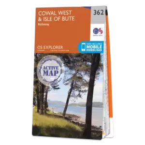 Map of Cowal West & Isle of Bute