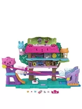 Polly Pocket Pet Adventure Treehouse Playset And Accessories