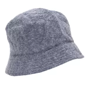 Tom Franks Mens Toweling Bucket Hat (M/L) (Dark Grey)