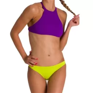 Arena Crop Bikini Top Womens - Purple