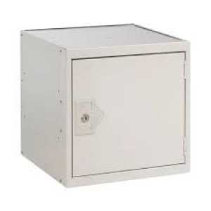 One Compartment Cube Locker D450mm Light Grey Door MC00098