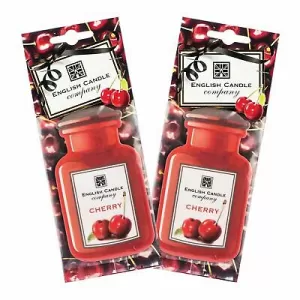 Cherry 2D (Pack Of 24) English Candle Air Freshener