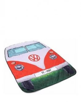 Volkswagen Vw Quilted Picnic Rug Titan Red