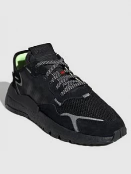 adidas Originals Nite Jogger - Triple Black, Triple Black, Size 11, Men