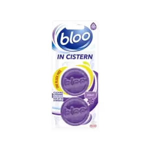 Bloo In Cistern Lavender Toilet Bocks 2 x 38g - wilko