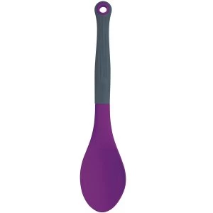 KitchenCraft Colourworks Silicone Spoon - Purple