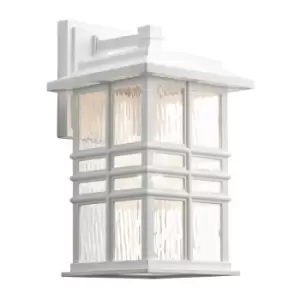 Beacon Outdoor 1 Light Wall Lantern, White, IP44, E27