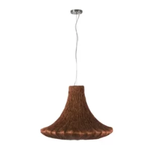 Canthare Pendant Ceiling Light Cappucino Silk