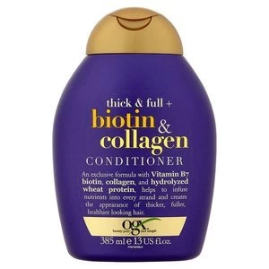 OGX Thick and Full Biotin and Collagen Conditioner 385ml