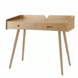 Jual Vienna Wooden 2 Drawer Desk, Oak
