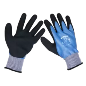Worksafe Waterproof Latex Gloves - (XL) - Pack of 6 Pairs
