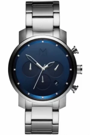 MVMT Midnight Silver Chrono 40 Watch MC02-SBLU