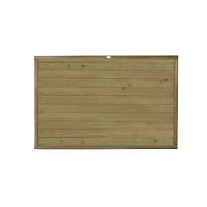Forest Garden Pressure Treated Tongue & Groove Horizontal Fence Panel - 6 x 4ft Pack of 5