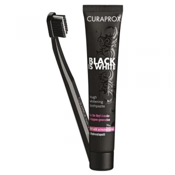 Curaprox Black Is White Set 90ml + Toothbrush
