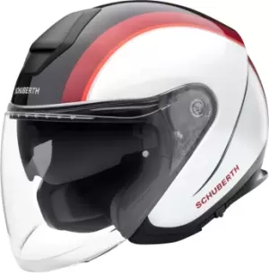 Schuberth M1 Pro Outline Jet Helmet, red, Size S, red, Size S
