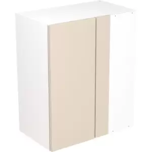 Kitchen Kit Flatpack Slab Kitchen Cabinet Wall Blind Corner Unit Ultra Matt 600mm in Cashmere MFC
