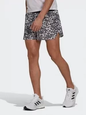 adidas Adizero Split Shorts, Grey, Size XL, Men