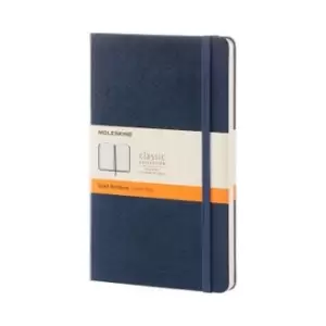 Moleskine Large Ruled Hard Cover Notebook - Sapphire Blue