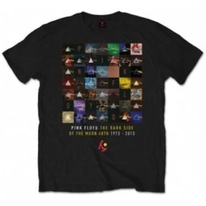 Pink Floyd DSOTM 40th Variations Blk Mens T Shirt: XXL