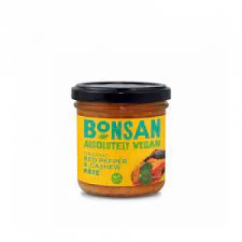 Bonsan Organic Vegan Cashew Bell Pepper Pate - 130g