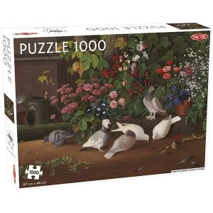 Flowers and Birds 1000 Piece Jigsaw Puzzle