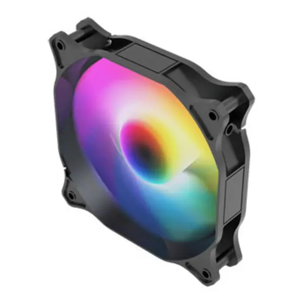 Vida Pulsar 12cm ARGB Fan for Vida EOS & TEMPEST Cases 9 LEDs Hydraulic Bearing 1200 RPM 4-pin (Daisy Chain Header) Black