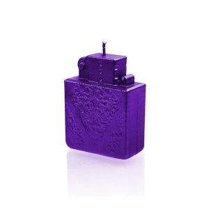 Violet Metallic Lighter Candle