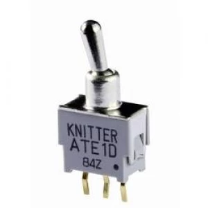 Toggle switch 48 V DCAC 0.05 A 2 x OnOn Knitter Switch
