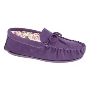 Mokkers Womens/Ladies Lily Slip On Slippers (4 UK) (Purple)